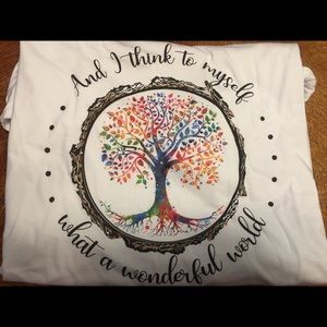 Wonderful world graphic tee